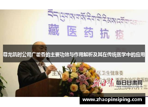 尊龙凯时公司广藿香的主要功效与作用解析及其在传统医学中的应用